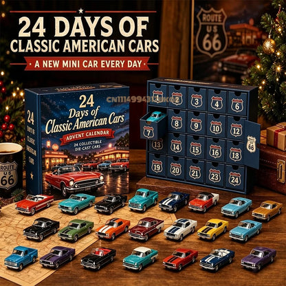 Classic American Cars advent calendar detail